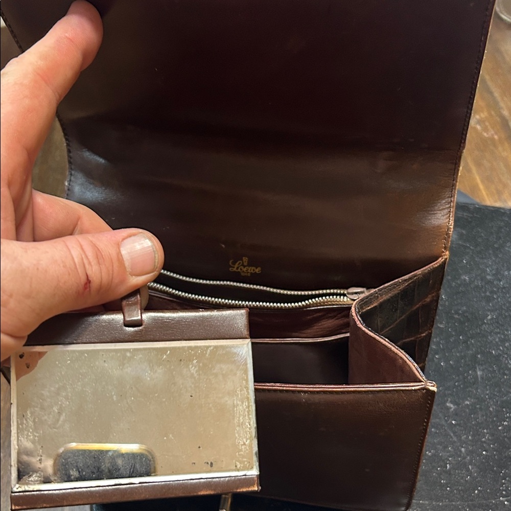 Chic Crocodile Pattern Mini Bag - image 5